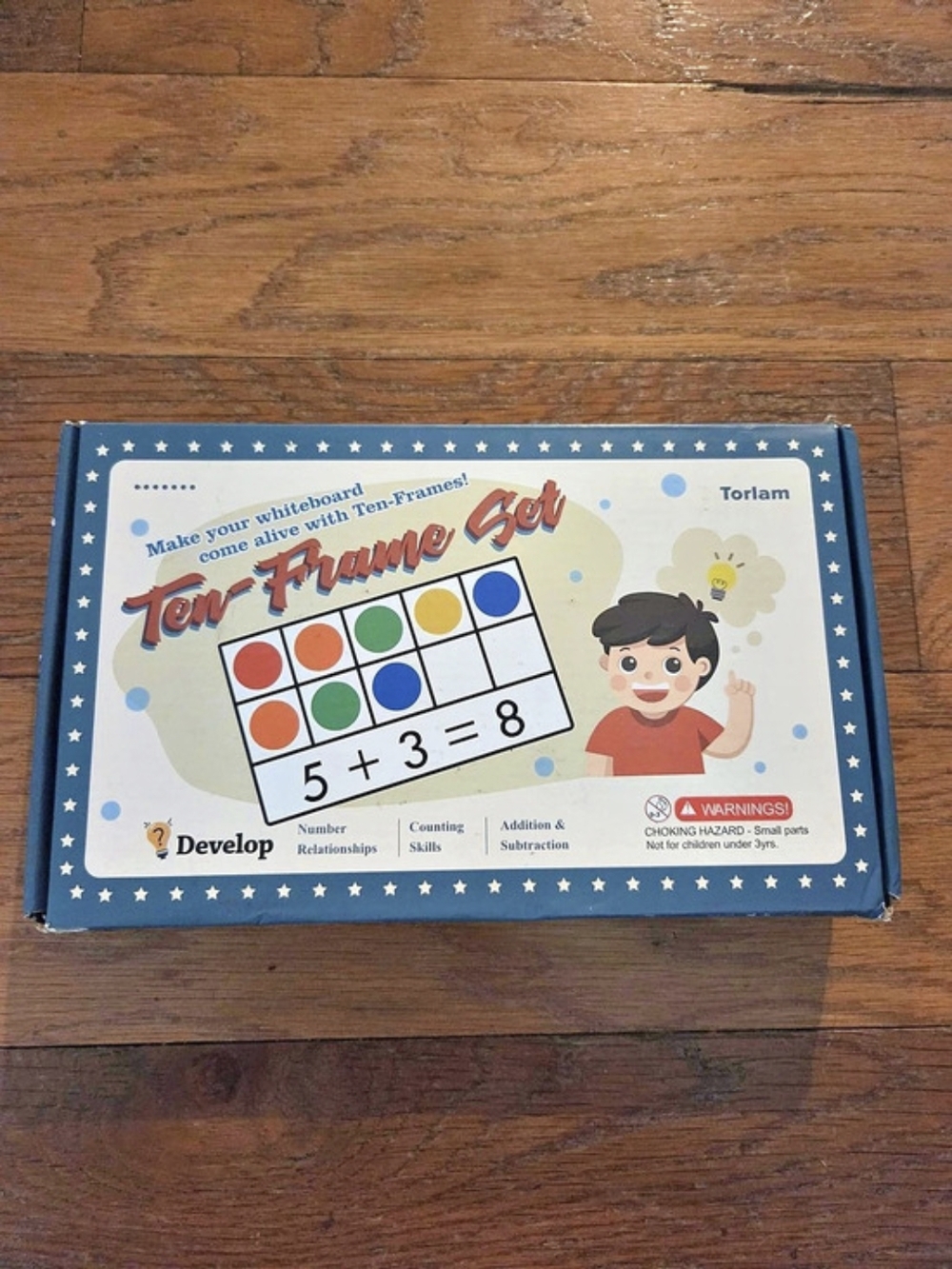 Torlam Magnetic Ten-Frame Set Math Learning Set